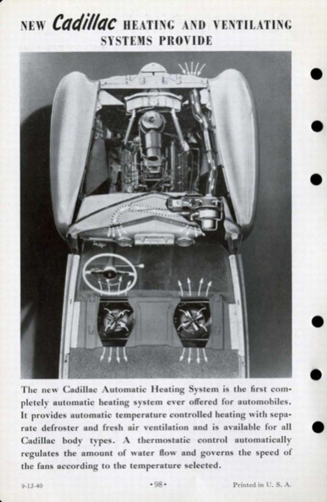 1941 Cadillac Salesmans Data Book Page 91